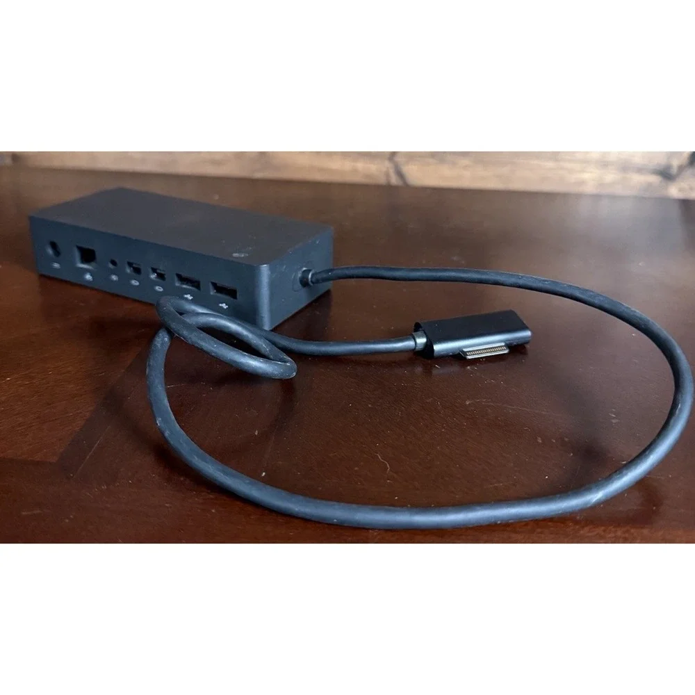 Microsoft Surface Dock 1 Model 1661 Black Port Replicator No Power Supply